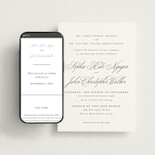 "From This Moment On" - Wedding Website in Classique by Design Lotus - Match Your Stationery