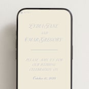 "Luxe" - Wedding Website in Ocean by Baumbirdy - Mobile Layout