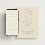 "Luxe" - Wedding Website in Ocean by Baumbirdy - Match Your Stationery