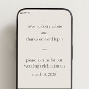 "monogram edit" - Wedding Website in Sandstone by Sara Hicks Malone - Mobile Layout