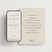 "monogram edit" - Wedding Website in Sandstone by Sara Hicks Malone - Match Your Stationery