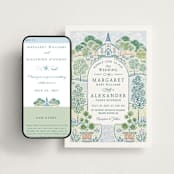 "Going to the Chapel" - Wedding Website in Meadow by Paper Sun Studio - Match Your Stationery