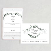 "Floral Wreath" - Wedding Website in Fresh by Kelly Schmidt - Match Your Stationery