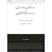 "Waltz" - Wedding Website in Tuxedo by Lori Wemple - Guest Management