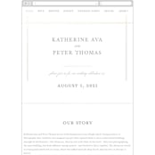 "Formal Affair" - Wedding Website in Pearl by Stacey Meacham - Guest Management