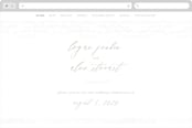 "Starry Sky" - Wedding Website in Iridescent by Phrosné Barwood - Desktop Design