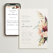 "rustic florals" - Wedding Website in Garden by Kate Ahn - Match Your Stationery