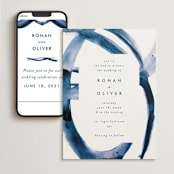 "Wedded Watercolor" - Wedding Website in Oceans by Mary Gaspar - Match Your Stationery