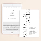 "Coupling" - Wedding Website in Cloud by Lauren Chism - Match Your Stationery