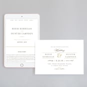 "Valencay" - Wedding Website in Silk by chocomocacino - Match Your Stationery