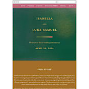 "Forest Love" - Wedding Website in Forest by Simona Camp - Mobile Layout