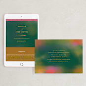"Forest Love" - Wedding Website in Forest by Simona Camp - Match Your Stationery