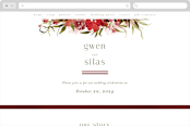"wispy" - Wedding Website in Sienna by Angela Marzuki - Desktop Design