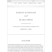 "Gilded Frame" - Wedding Website in Snow by Stacey Meacham - Guest Management