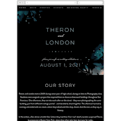 "Midnight Garden" - Wedding Website in Midnight by Lori Wemple - Mobile Layout