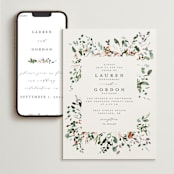 "The Field Of Love" - Wedding Website in Evergreen by Petra Kern - Match Your Stationery