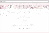 "side romance" - Wedding Website in Sunset by Phrosné Barwood - Desktop Design