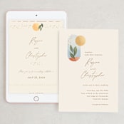 "Essence" - Wedding Website in Ivory by Laura Bolter - Match Your Stationery