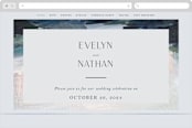 "Evelyn" - Wedding Website in Capri by Nicole Walsh - Desktop Design