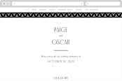"Arcadia" - Wedding Website in Onyx by Jennifer Wick - Desktop Design