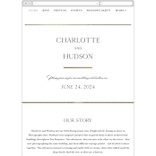 "Heard the news" - Wedding Website in Cotton by Stacey Meacham - Mobile Layout