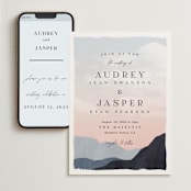 "scene" - Wedding Website in Sunrise by Pixel and Hank - Match Your Stationery
