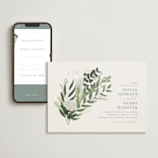 "Collection" - Wedding Website in Blanco by Kaydi Bishop - Match Your Stationery