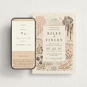 "In the country" - Wedding Website in Chestnut by Paper Sun Studio - Match Your Stationery