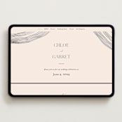"Rings" - Wedding Website in Natural by Alethea and Ruth - Desktop Design