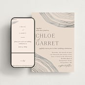 "Rings" - Wedding Website in Natural by Alethea and Ruth - Match Your Stationery