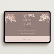 "autumne" - Wedding Website in Maple by Lori Wemple - Desktop Design