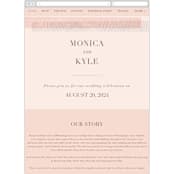 "engrained" - Wedding Website in Blossom by Robin Ott - Mobile Layout