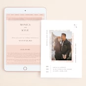 "engrained" - Wedding Website in Blossom by Robin Ott - Match Your Stationery
