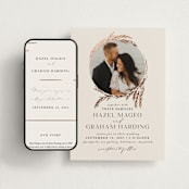 "Locket" - Wedding Website in Pearl by Erin L. Wilson - Match Your Stationery