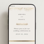 "Elegant Henna" - Wedding Website in Champagne by Oma N. Ramkhelawan - Mobile Layout