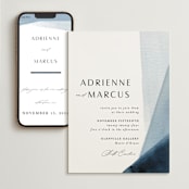 "Trio" - Wedding Website in Ocean by Erin L. Wilson - Match Your Stationery