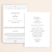 "Together With You" - Wedding Website in Noir by Kimberly FitzSimons - Match Your Stationery