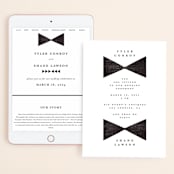 "Beau tied" - Wedding Website in Tuxedo by Gwen Bedat - Match Your Stationery