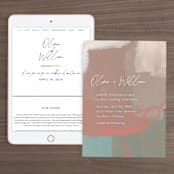 "Gallery" - Wedding Website in Mojito by Lindsay Megahed - Match Your Stationery