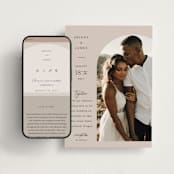 "the arch" - Wedding Website in Stone by Elly - Match Your Stationery