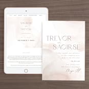 "kirsch" - Wedding Website in Sand by chocomocacino - Match Your Stationery