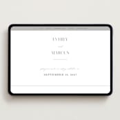 "Everly" - Wedding Website in Snow by Hooray Creative - Desktop Design