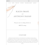 "Autumn Euphoria" - Wedding Website in Autumn Kiss by Design Lotus - Mobile Layout