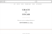 "front and center" - Wedding Website in Putty by Angela Marzuki - Desktop Design