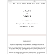 "front and center" - Wedding Website in Putty by Angela Marzuki - Mobile Layout