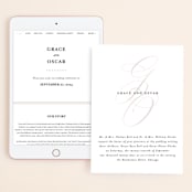 "front and center" - Wedding Website in Putty by Angela Marzuki - Match Your Stationery