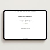 "Paradise" - Wedding Website in Forest by Petra Kern - Desktop Design
