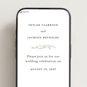 "Paradise" - Wedding Website in Forest by Petra Kern - Mobile Layout