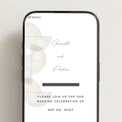 "Camille" - Wedding Website in Stone by Jackie Crawford - Mobile Layout