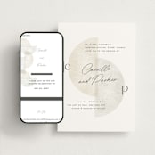 "Camille" - Wedding Website in Stone by Jackie Crawford - Match Your Stationery